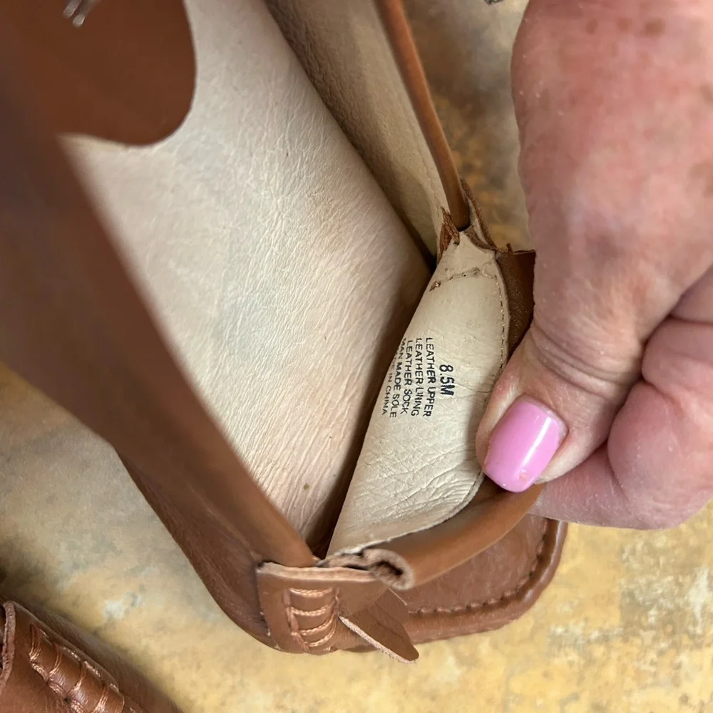 Antonio Melani Camel Brown Driving Loafers